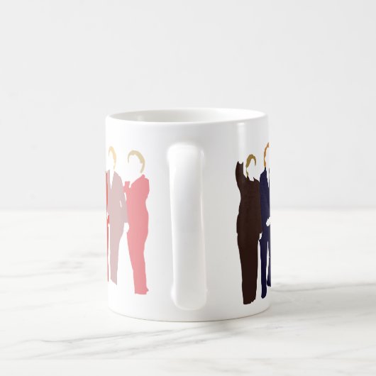 私は彼女の虹のマグとあります コーヒーマグカップ (ハンドル)