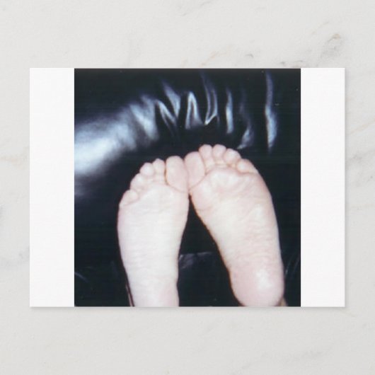 私は彼女の足 ポストカード (正面)