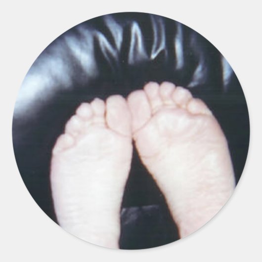 私は彼女の足 ラウンドシール (正面)