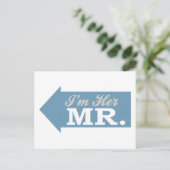 私は彼女のMr.(青い矢印) ポストカード (スタンド正面)