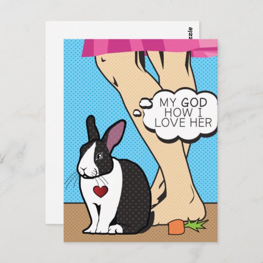 私は彼女を愛している ポストカード (正面/裏面)