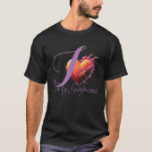 私は彼女を愛している Tシャツ (正面)