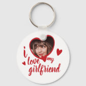 私は彼女を愛しカスタマイズている キーホルダー (正面)