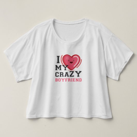 私は彼女を愛し熱狂するている Tシャツ (デザイン正面)