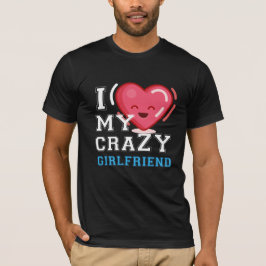 私は彼女を愛し熱狂するている Tシャツ