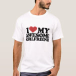 私は彼女を愛し素晴らしている Tシャツ<br><div class="desc">私は彼女を愛し素晴らしている</div>
