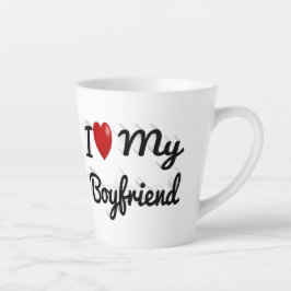 私は彼氏かわいい黒文字 カフェラテマグ