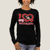 私は彼氏が大好きパーソナライズされた トライブレンドＴシャツ (正面)