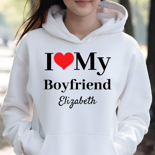 私は彼氏が大好き   ガールフレンドのバレンタインデー パーカ