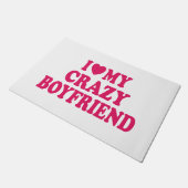 私は彼氏が大好熱狂するき ドアマット (アングル)