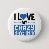 私は彼氏が熱狂する大好きバレンタインデー 缶バッジ (正面)