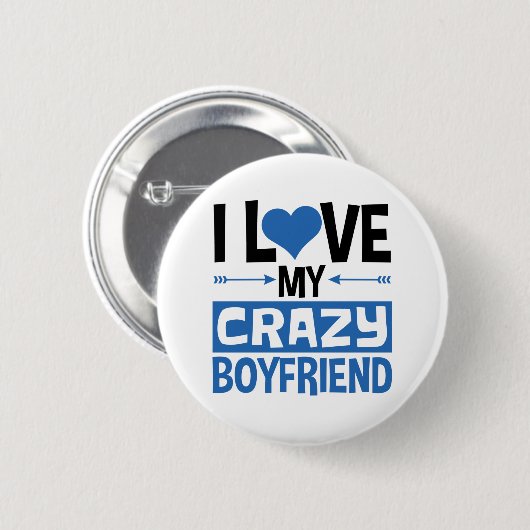 私は彼氏が熱狂する大好きバレンタインデー 缶バッジ (正面&裏面)