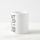 私は彼氏が私を愛しているだけで甘やかされていないおもしろい コーヒーマグカップ (中央)