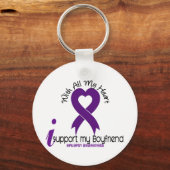 私は彼氏てんかん支えだ キーホルダー (正面)