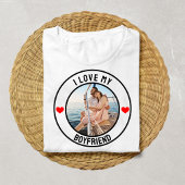 私は彼氏のためにカスタムの彼女の写真のギフトが大好き Tシャツ