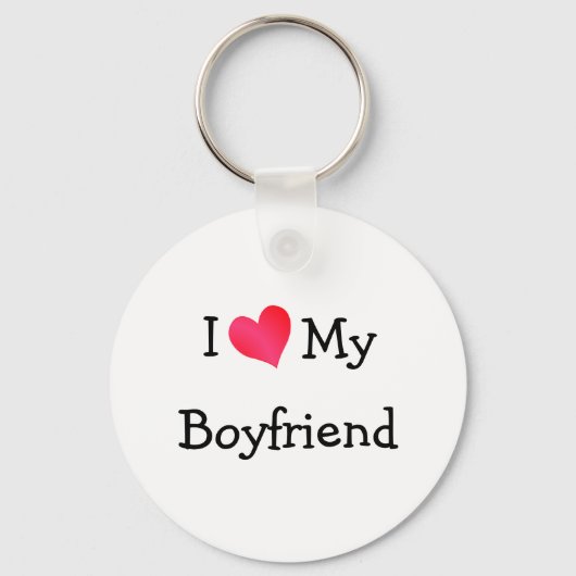 私は彼氏のキーチェーンが大好き キーホルダー (正面)