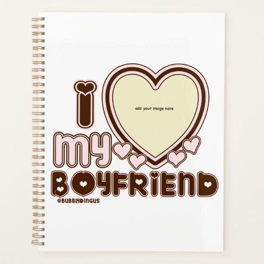 私は彼氏のピンクが大好き プランナー手帳 (正面)