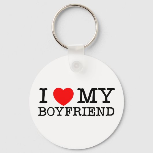 私は彼氏を愛している キーホルダー (正面)