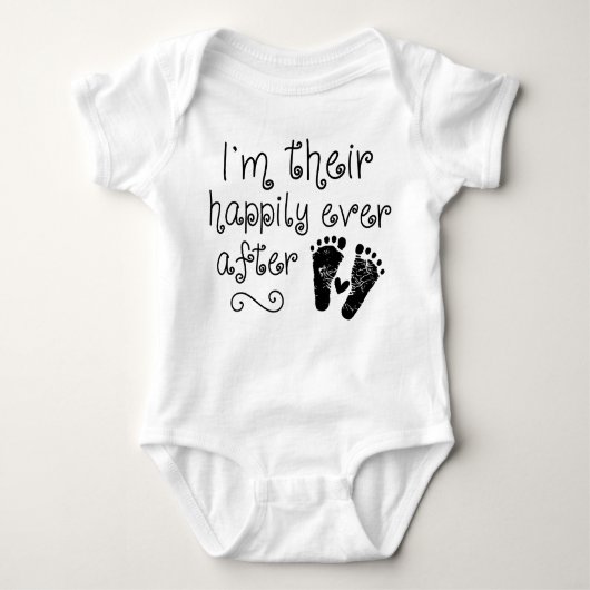 私は彼等の幸福にその後ずっとです ベビーボディスーツ (正面)