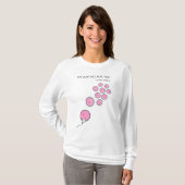 私は待っています! 卵母細胞 Tシャツ (正面フル)