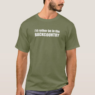 私は後ろの国にいる方がよい Tシャツ