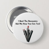 私は後退のAvonボタンを打ちました 缶バッジ (正面&裏面)