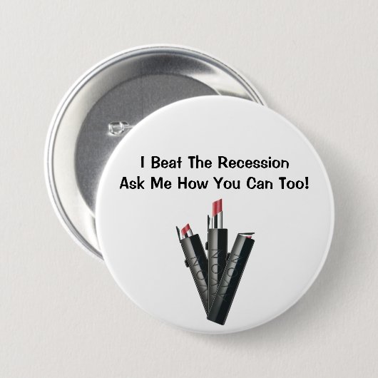 私は後退のAvonボタンを打ちました 缶バッジ (正面&裏面)