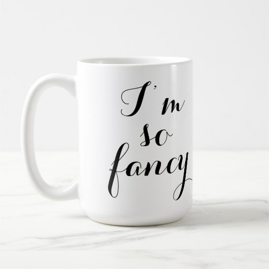 私は従ってファンシーなマグあります コーヒーマグカップ (左)