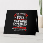 私は従業員誇りを持ったFuの素晴らしボス カード (正面)