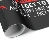 私は従業員誇りを持ったFuの素晴らしボス ラッピングペーパー (ロールコーナー)