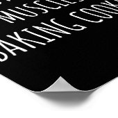 私は得これらの筋肉ベーキングクッキーBakerママGym Y ポスター (角)