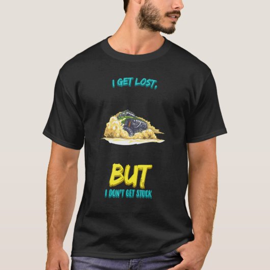 私は得る失ったが、私はユーモアのおもしろいをスタックしない Tシャツ (正面)