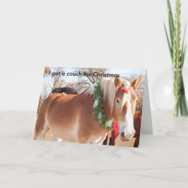 私は得クリスマスのソファ….. シーズンカード