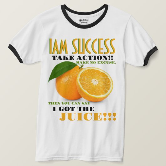 私は得ジュース Tシャツ (デザイン正面)