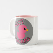 私は得ピンクのマグカップをダック ツートーンマグカップ (正面左)