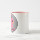 私は得ピンクのマグカップをダック ツートーンマグカップ (中央)