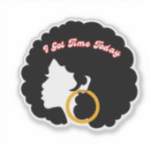 私は得今日 シール (正面)