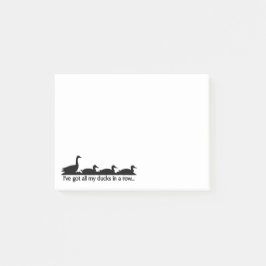 私は得全てのアヒルを連れている ポストイット