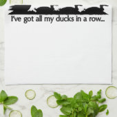 私は得全てのアヒルを連れて… キッチンタオル (折り畳み)