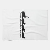 私は得全てのアヒルを連れて… キッチンタオル (横)