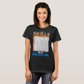 私は得数学の授業を取り戻すスキル Tシャツ (正面フル)