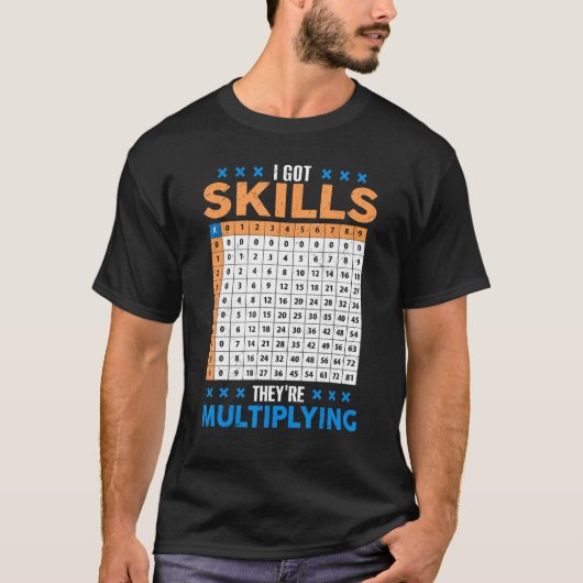 私は得数学の授業を取り戻すスキル Tシャツ (正面)