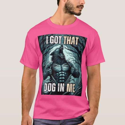 私は得狼の犬だ Tシャツ (正面)