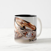 私は得結婚した!マグ ツートーンマグカップ (正面右)