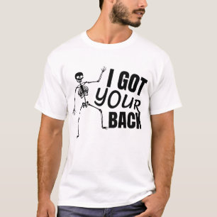 私は得背中の友情を皮肉 Tシャツ