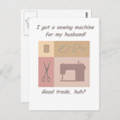 私は得裁縫 ポストカード (正面/裏面)