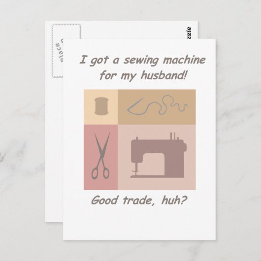 私は得裁縫 ポストカード (正面/裏面)