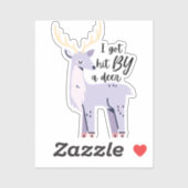 私は得鹿にヒット – ティール(緑がかった色) シール (シート)