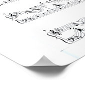 私は得「ソナタ・アレグロ・ブルース」 ポスター (角)