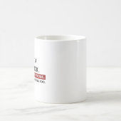 私は得Dig Bickグラフィックノベルティ皮肉おもしろい コーヒーマグカップ (中央)